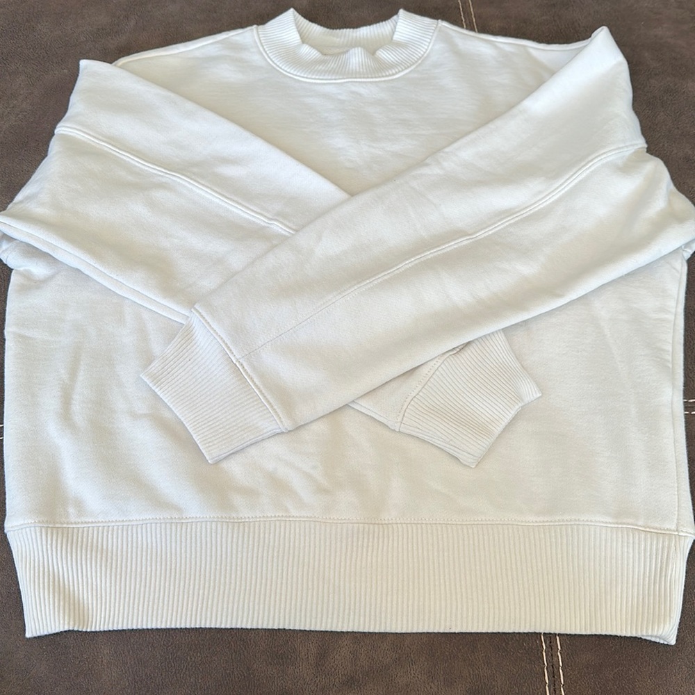 Ivory Crew Neck Sweater
